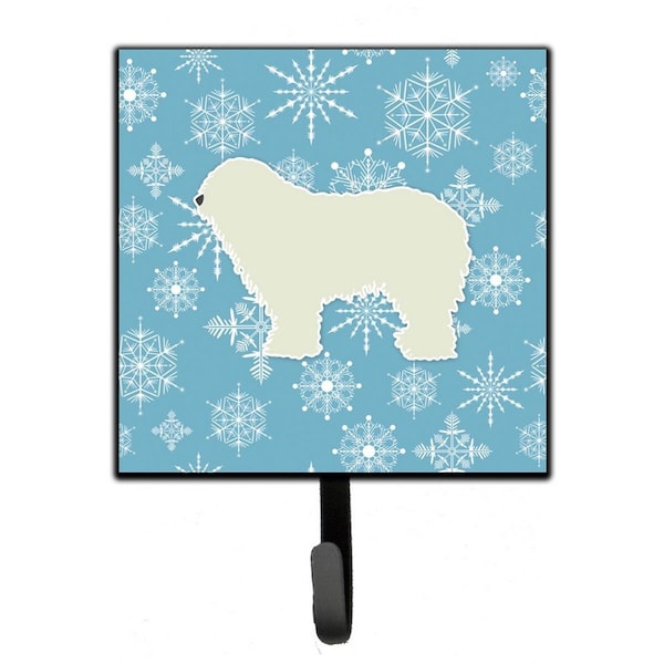 Carolines Treasures Winter Snowflake Komondor Leash or Key Holder BB3555SH4 - main